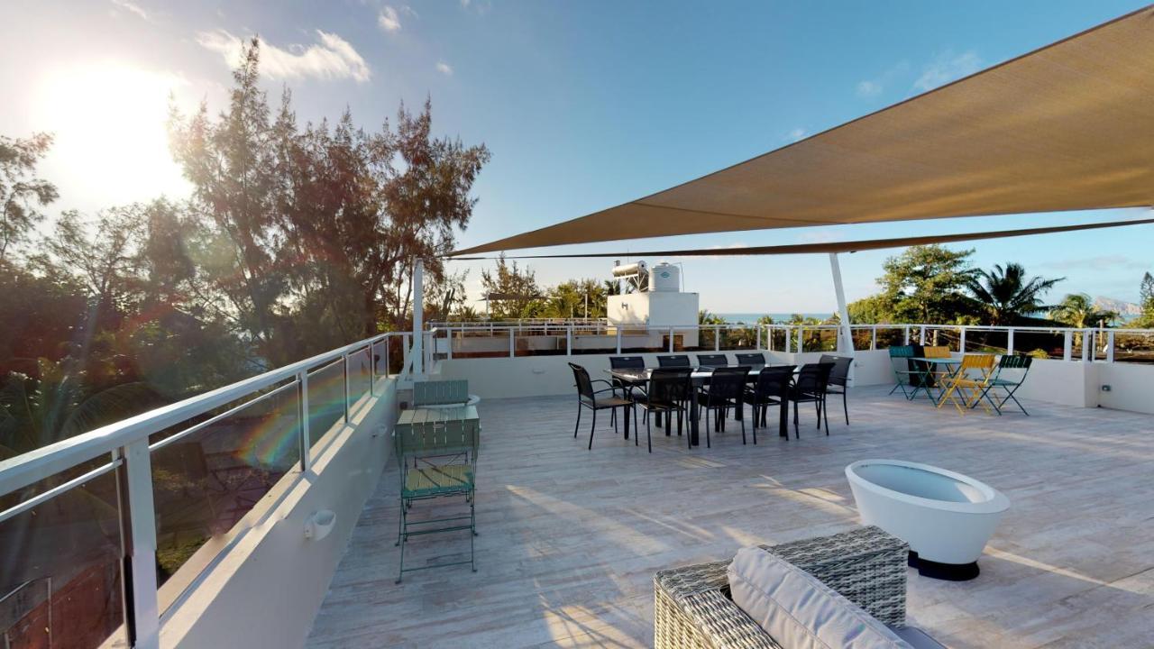 Penthouse - Private Roof Terrace - Sea & Mountain View Daire Grand-Baie Dış mekan fotoğraf